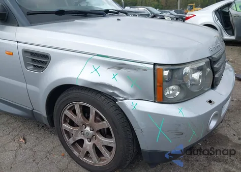 2008 Land Rover Range Rover Sport Hse from USA, damaged, VIN SALSK25468A125867